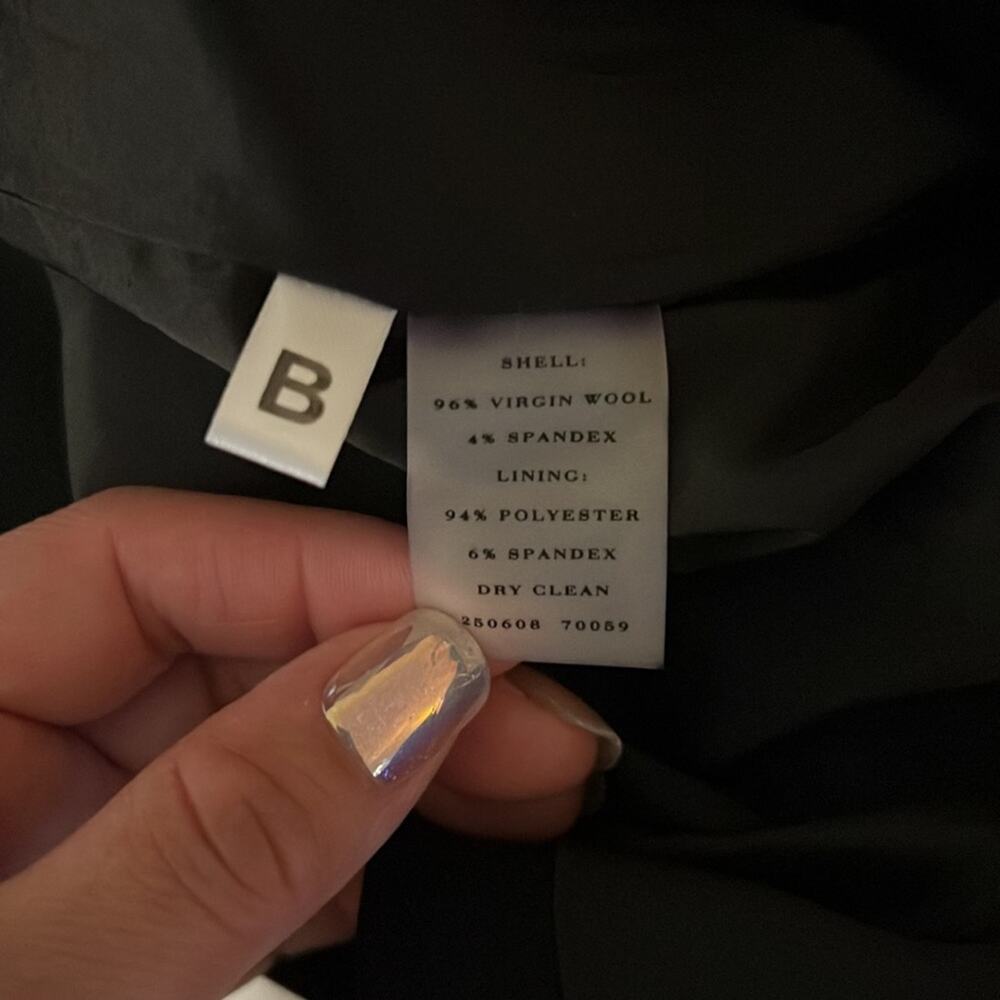 Ann Taylor Wool Blend Structured Double Lapel Blazer Size 12P - Picture 5 of 5